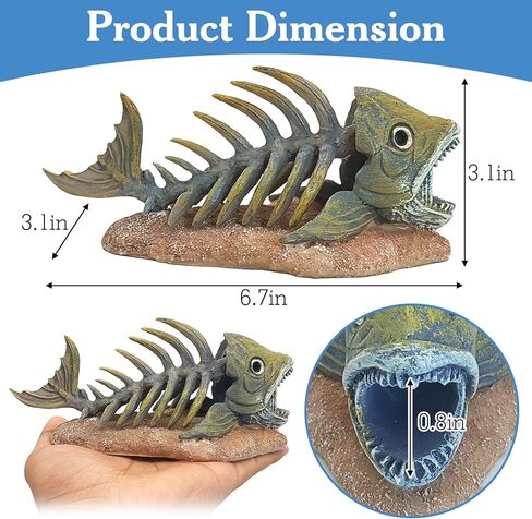 kathson Large Resin Dinosaur Triceratops Skull Décor Aquarium Decoration Reptiles Hideout Fish Tank Ornament Home Landscape Decor in Saudi Arabia
