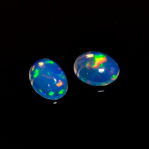 5 قطع، كابوشون أوبال بارايبا طبيعي من AURA GEMS، مجموعة أشكال مختلطة، مستلزمات صناعة المجوهرات، أحجار كريمة شفاء طاقة شاكرا، كريستال أوبال أزرق حقيقي، حجر الميلاد، صفقة بالجملة من 5 مم إلى 12 مم in Saudi Arabia