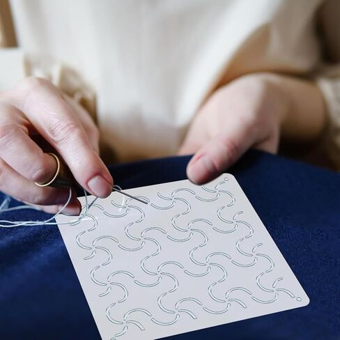 20 PCs Free Motion Quilting Template Set, Free Motion Quilting Rulers and Templates for DIY Quilting on Sewing Machine in Saudi Arabia