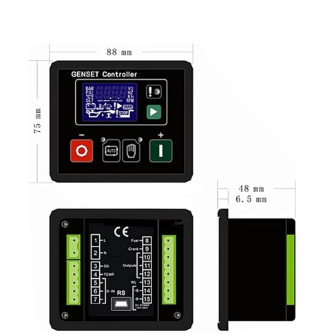 GU601A Diesel Generator Set Controller Automatic Start Genset ATS Cntrol Terminal Panel Aternator Part in Saudi Arabia