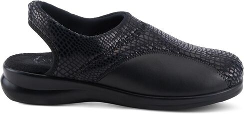 Spring Step Flexus Flexia Leather Clogs for Women - European Slingback Round Toe Slip-On Shoes - Ladies Casual Platform Clog for Work in Saudi Arabia