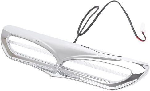 GZYF Front Batwing Fairing Vent Trim w/Light for Harley Touring FLHTCU FLHTK FLHX FLHXS FLHTCUTG 2014-2016, FLHTCUL FLHTKL 2015-2016, Black in Saudi Arabia