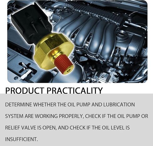 Engine Oil Pressure Sensor Switch Oil Pressure Sending Unit 5149062AA, Transmission Oils Sensor Sender Switch Socket Replacement 5149064AA 56028807AB for Dodge Ram Jeep Chrysler Engine Parts in Saudi Arabia