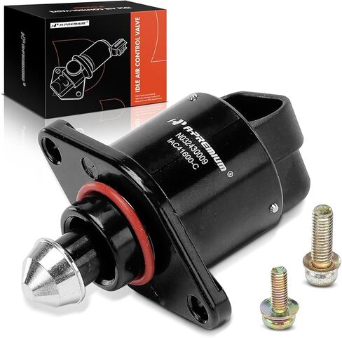 A-Premium Fuel Injection Idle Air Control Valve Compatible with Dodge Ram 2500, Ram 3500, 2000 2001 2002 2003, 8.0L, Replaces# 53032067AA in Saudi Arabia