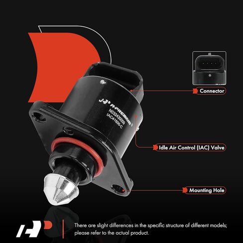 A-Premium Fuel Injection Idle Air Control Valve Compatible with Dodge Ram 2500, Ram 3500, 2000 2001 2002 2003, 8.0L, Replaces# 53032067AA in Saudi Arabia