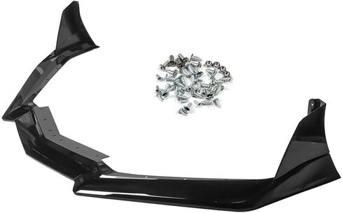 Front Lip Compatible with Chevrolet Corvette C8 Z51 2020-2023 Front Splitter ZR1 Style Glossy Black in Saudi Arabia