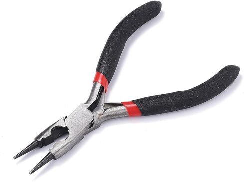 1pc Round Nose Pliers with Wire Cutter for Jewelry Making Repair Bending Tools Carbon Steel Jewelry Pliers for DY Crafting Wire Forming Side Cutters in Saudi Arabia