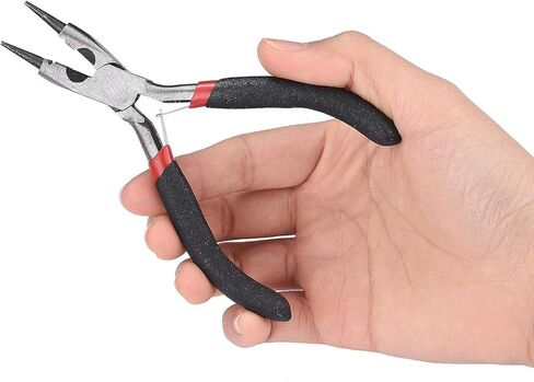 1pc Round Nose Pliers with Wire Cutter for Jewelry Making Repair Bending Tools Carbon Steel Jewelry Pliers for DY Crafting Wire Forming Side Cutters in Saudi Arabia