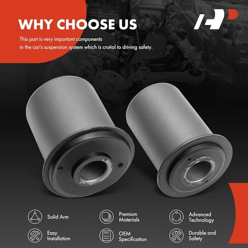 A-Premium 2 x Front Lower Control Arm Bushing Kit, Compatible with Buick Electra, LeSabre, Park Avenue & Cadillac 60 Special, DeVille, Fleetwood & Oldsmobile Delta 88, Regency & Pontiac Bonneville in Saudi Arabia