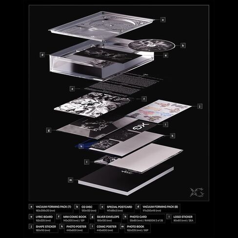 XG - 2nd Mini Album AWE XG Ver. Vaccum Forming Pack Postcard + Photo Card + Sticker + Poster + Photo Book + 4 Extra Photocards in Saudi Arabia