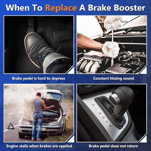 MAXFAVOR Power Brake Booster Hydraulic 52-7359 Fit for 2002 Cadillac Escalade EXT Brake Booster Base 5.3L 6.0L, for 2003 2004 Hummer H2 Brake Booster Base 6.0L in Saudi Arabia
