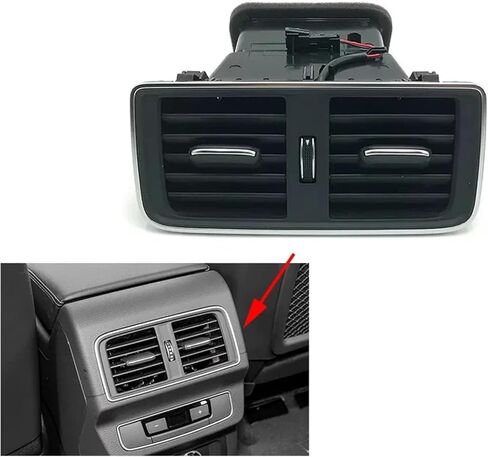Car Rear Air Conditioner Conditioning Outlet Vent A/C Vent, Compatible For Q5 2018 2019 2020 2021 2022 2023 2024 in Kuwait