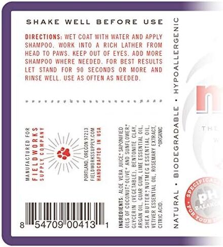 Heel 's New Name - GRRR. Same great product from The Makers of Moosh – Natural Dog Shampoo with Lavender Essential Oils for Itchy Skin,Hot Spots, and Pet Odor, Grooming Shampoo, Concentrated12 ounces in Saudi Arabia
