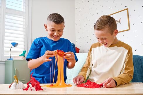 Robo Alive Volcano Dino Fossil Find T-Rex من ZURU Boys Age 5+ حفر واكتشاف، STEM - حفريات ما قبل التاريخ، ألعاب تعليمية، هدية مجموعة علمية رائعة (T-Rex) in Kuwait