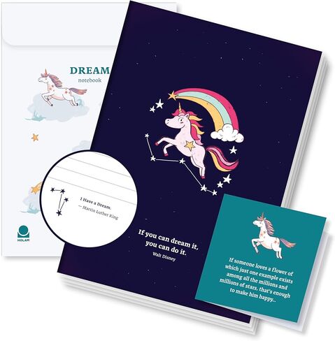 Inspirational Journaling Notebook Aesthetic - A5 Small Journal for Kids | Cute Notebook for Writing, Drawing, Doodling Note-taking and More | 8.3"x5.8" | Dream Model in Saudi Arabia