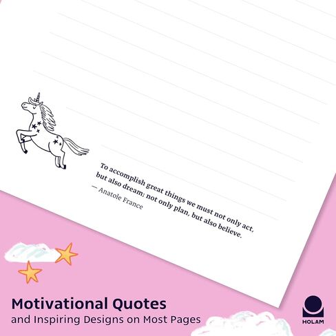 Inspirational Journaling Notebook Aesthetic - A5 Small Journal for Kids | Cute Notebook for Writing, Drawing, Doodling Note-taking and More | 8.3"x5.8" | Dream Model in Saudi Arabia