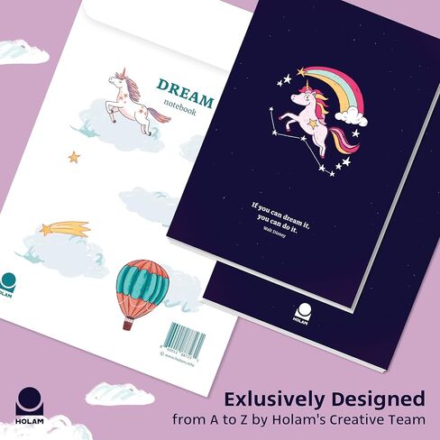 Inspirational Journaling Notebook Aesthetic - A5 Small Journal for Kids | Cute Notebook for Writing, Drawing, Doodling Note-taking and More | 8.3"x5.8" | Dream Model in Saudi Arabia