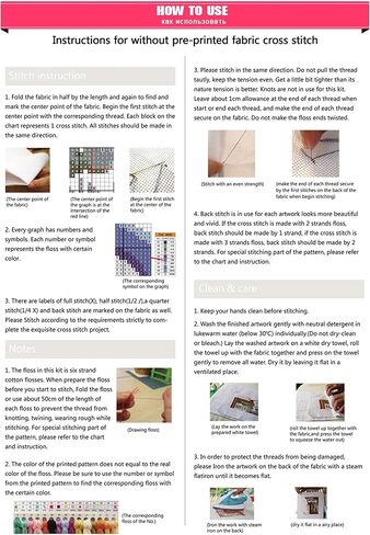 Dimensean Counted Cross Stitch Kit for Beginners, 11CT Unprinted Cross-Stitch Kit Easy Patterns Needlepoint Kit Cross Stitching Embroidery Kit Supplies- Colorful Flower vase 18x18 inch in Saudi Arabia
