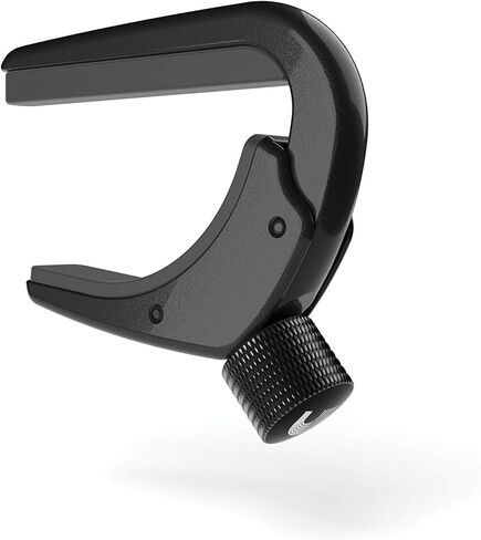 D'Addario Guitar Capo for Acoustic and Electric Guitar - Pro Capo - Adjustable Tension - Guitar Accessories - Works for 6 String and 12 String Guitars - Classical Guitar - Black in Kuwait