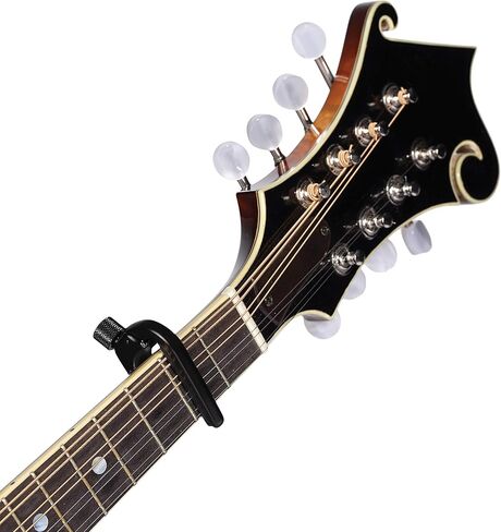 D'Addario Guitar Capo for Acoustic and Electric Guitar - Pro Capo - Adjustable Tension - Guitar Accessories - Works for 6 String and 12 String Guitars - Classical Guitar - Black in Kuwait