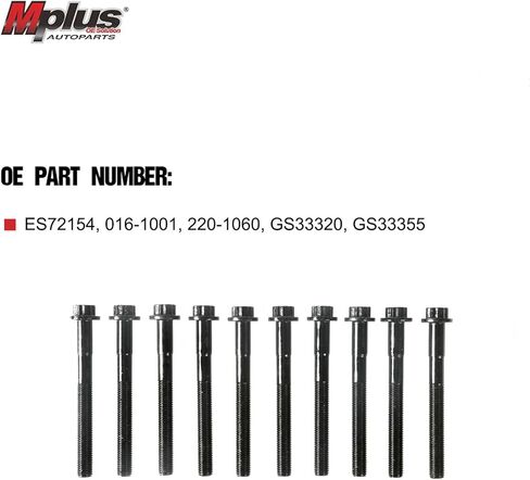 MPLUS ES72154 مجموعة مسامير الرأس متوافقة مع 1987-2001 لتويوتا كامري forRAV4 سيليكا سولارا MR2 3SFE 5SFE in Saudi Arabia