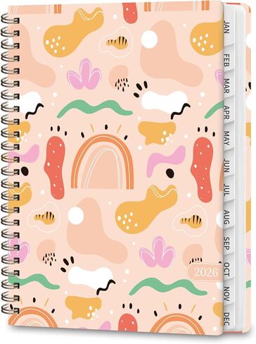 2026 Planner, Weekly and Monthly Calendar Agenda Planner, Jan 2026 - Dec 2026, Academic Planning Book, Desk Accessories and School Supplies for Women & Men - A5 (6.3" x 8.5") in Kuwait
