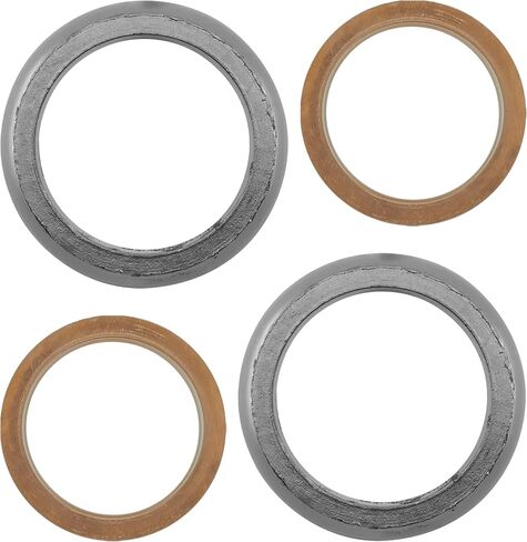 Caltric Muffler Pipe Gaskets Compatible with Yamaha Rhino 700 Yxr700F 4X4 Fi 2008-2013 in Saudi Arabia