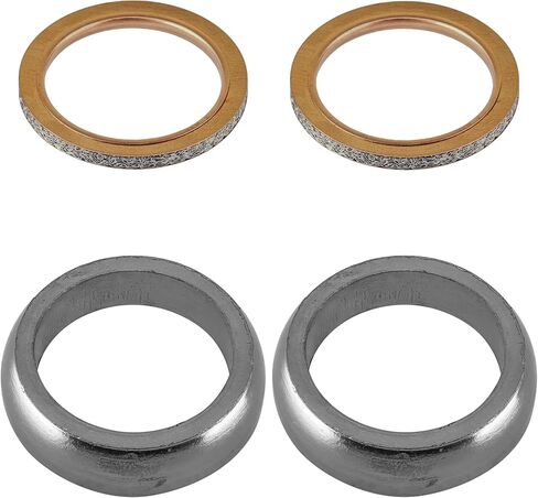Caltric Muffler Pipe Gaskets Compatible with Yamaha Rhino 700 Yxr700F 4X4 Fi 2008-2013 in Saudi Arabia