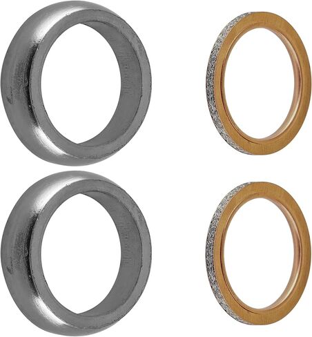 Caltric Muffler Pipe Gaskets Compatible with Yamaha Rhino 700 Yxr700F 4X4 Fi 2008-2013 in Saudi Arabia