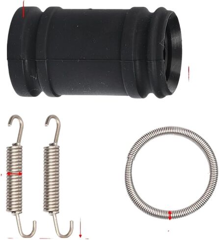 Motorcycle 2024 2-Stroke Exhaust Silencer Tailpipe Rubber Seal Gasket Sleeve Hose For SX XC XCW EXC TE TC GASGAS(2 Kit) in Saudi Arabia