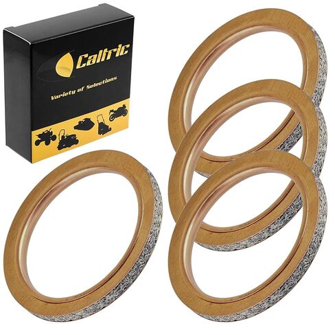 Caltric 4 Muffler Pipe Gaskets Compatible with Yamaha FZR1000 1987-1995 / YZF1000R 1997 in Saudi Arabia