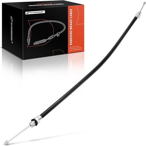 A-Premium Rear Driver Side Parking Brake Cable Assembly Compatible with Dodge Models: Dakota 2000 2001 2002, 4WD - Replace# 52009872AA, 52009872AB in Saudi Arabia