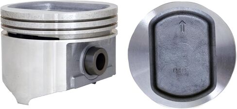 Set of 8 Rectangular Dish Top Pistons for 70-73 GM/Cadillac 8.2L/500 | .040 (1.00mm Oversized) | 4.340in. Bore Diameter in Saudi Arabia