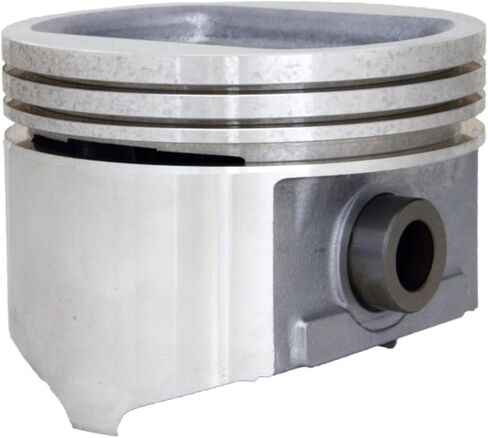 Set of 8 Rectangular Dish Top Pistons for 70-73 GM/Cadillac 8.2L/500 | .040 (1.00mm Oversized) | 4.340in. Bore Diameter in Saudi Arabia