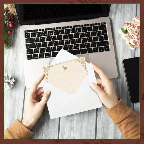 50 عبوة 5 × 7 مظاريف لؤلؤية، مظاريف لامعة ذاتية اللصق مقاس A7، مع غطاء على شكل حرف V لبطاقات التهنئة، وأظرف دعوة لحفلات الزفاف، والتخرج، وحفلات استقبال المولود الجديد، والحفلات (أبيض لؤلؤي ثلجي) in Kuwait