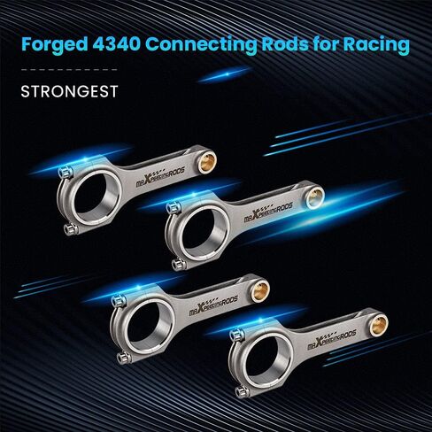 قضبان توصيل maxpeedingrods مع مسامير ARP2000 لسيارة Honda Civic CRX CX DX EX LX HX RT Si مع محركات سلسلة D16 1.6L 1994-2001 in Kuwait