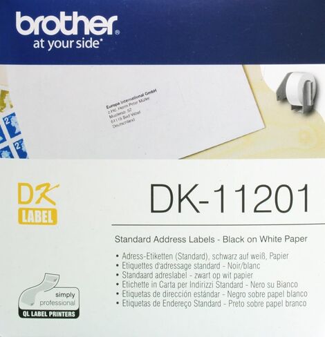 BROTHER Default Category Label Roll, White, Standard Yield in Saudi Arabia