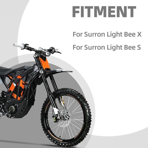 Top Triple Tree Clamp for Surron Light Bee,CNC Dirt Bike Upper Triple Mount for Sur Ron Light Bee X and S Electric Bike - Black in Saudi Arabia