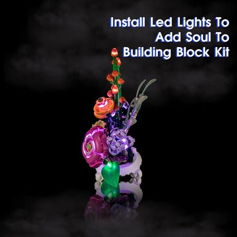 Vaodest Led Light for Lego 10349 Botanical Collection Happy Plants Set,Design and Configuration Compatible with Model 10349(Led Light Only, Not Building Block Kit) in Saudi Arabia