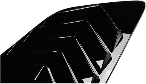 Rear Window Side Louver Shutter Trim Cover Carbon Fiber Look/Gloss Black Tail Windshield Shield Blind for BMW X3 G01 2018-2024(Glossy Black) in Saudi Arabia