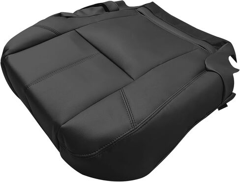 2nd Row Driver Top Back Leather Seat Cover, Replacement Tan Second Row Driver Side Seat Cover Compatible with Chevy Suburban 50/50 Captain Chairs/with GMC Sierra 1500 2500HD 3500HD 2007-2014 in Saudi Arabia