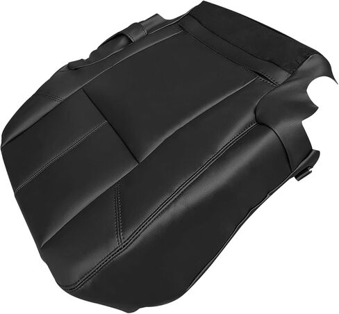 2nd Row Driver Top Back Leather Seat Cover, Replacement Tan Second Row Driver Side Seat Cover Compatible with Chevy Suburban 50/50 Captain Chairs/with GMC Sierra 1500 2500HD 3500HD 2007-2014 in Saudi Arabia