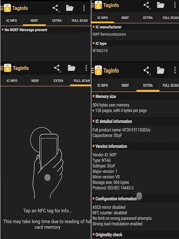 50 قطعة من ملصقات بطاقات NFC NTAG215 الفارغة، عملات NFC 215 قابلة لإعادة الكتابة مع ظهر لاصق، متوافقة مع جميع الهواتف in Saudi Arabia