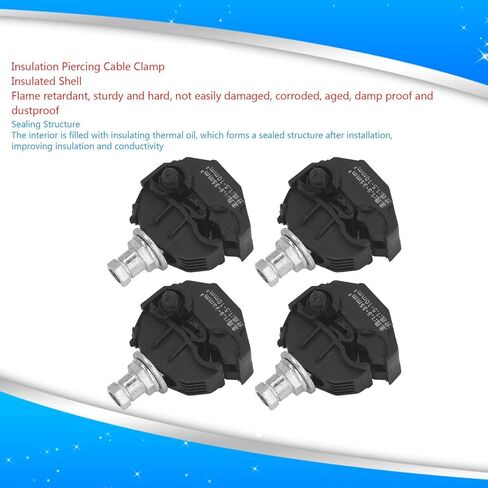 Sealed Tin Plated Insulation Piercing Connector with Retardant Insulated for Various Power Projects in Road Lighting Garden Illumination (JJC-4) in Saudi Arabia