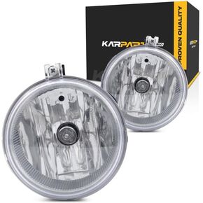 KarParts360 لسيارة دودج تشالنجر الضباب الخفيف 2011 12 13 2014 جانب السائق والراكب | زوج | معتمد من وزارة النقل | استبدال CH2592142 + CH2592142 in Kuwait