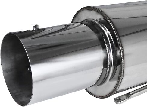 Spec-D Tuning Catback Exhaust System Stainless Steel Compatible with 1995-1999 Mitsubishi Eclipse GST 2.0L Turbo in Saudi Arabia