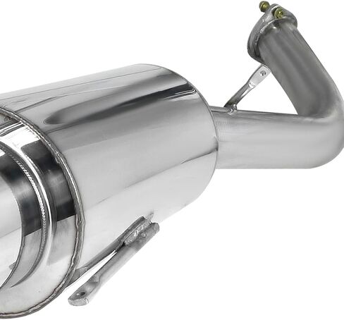 Spec-D Tuning Catback Exhaust System Stainless Steel Compatible with 1995-1999 Mitsubishi Eclipse GST 2.0L Turbo in Saudi Arabia