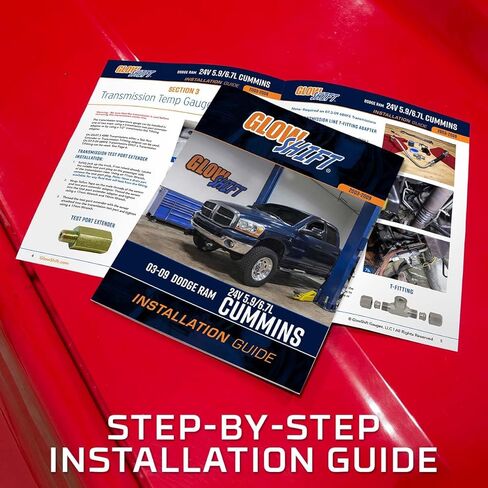 حزمة قياس الديزل GlowShift 3in1 المتوافقة مع Dodge Ram Cummins 1500 2500 3500 2003-2009 - 60 مم قرص أبيض 1500 F بيرومتر EGT مع تعزيز رقمي وقراءات درجة الحرارة - جراب عمود واحد رمادي داكن in Saudi Arabia