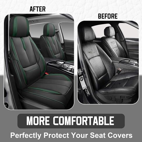 أغطية مقاعد السيارة YuCen مناسبة لسيارة Nissan Rogue 2010-2026 واقي مقعد جلدي مقاوم للماء وجيد التهوية، متوافق مع الوسادة الهوائية، سهل التركيب والتنظيف من الداخل التلقائي المتين (5 مقاعد، أسود وبني، ستاندرد) in Kuwait
