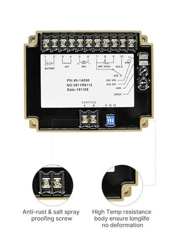 Generator Parts Diesel Engine Speed Controller 4914090 Speed Governor Speed Control Unit 4914090,Practical in Saudi Arabia